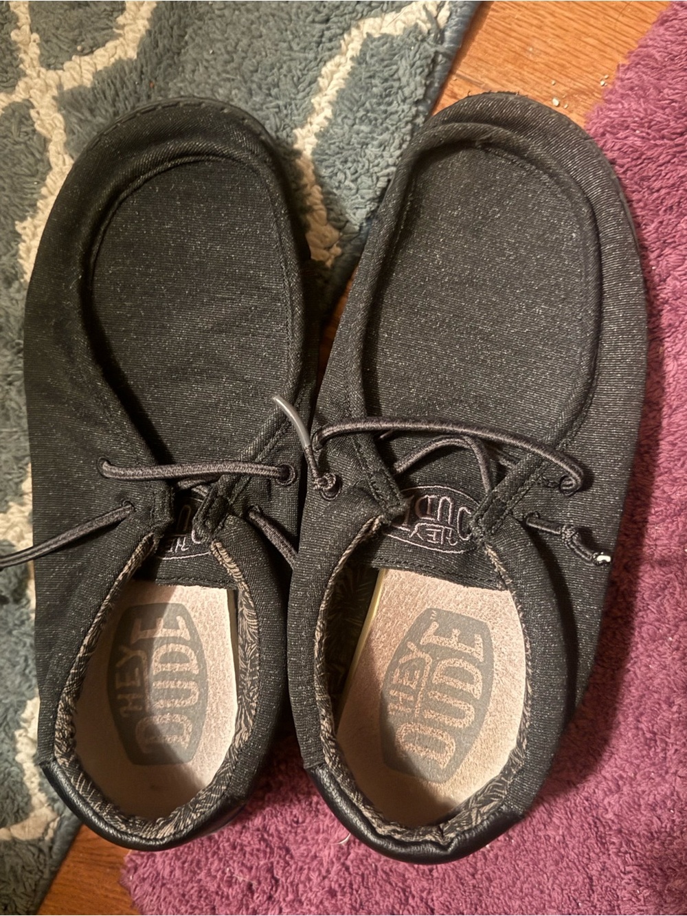 Hey Dude Black women Casual Slip-On Loafers